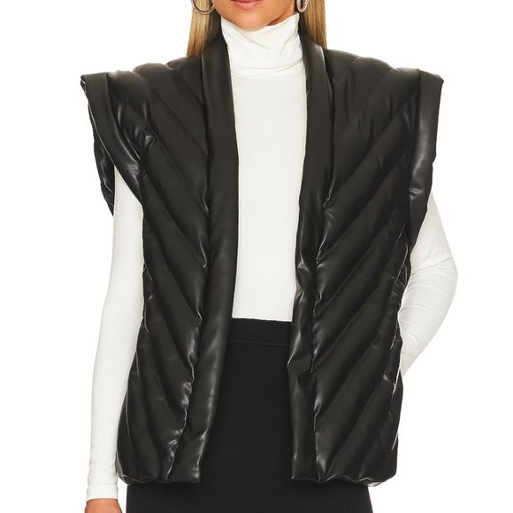 NWT BlankNYC Faux Leather Vest - Picture 3 of 12